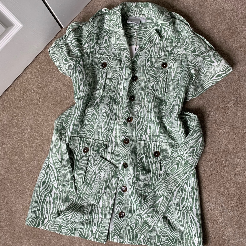 C/MEO Collective Energized Belted Mini Shirt Dress
